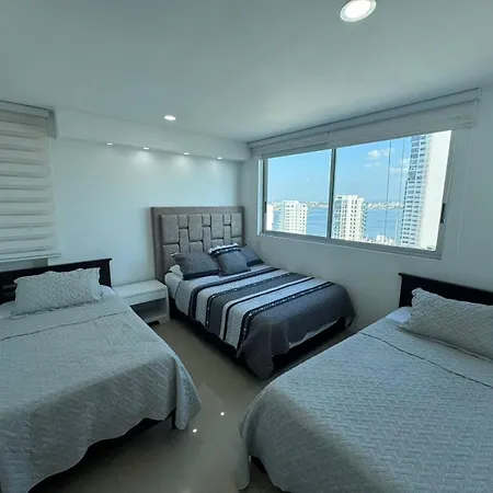 Apto Luxury 2401 Palmetto1 Frente Al Mar * Cartagena